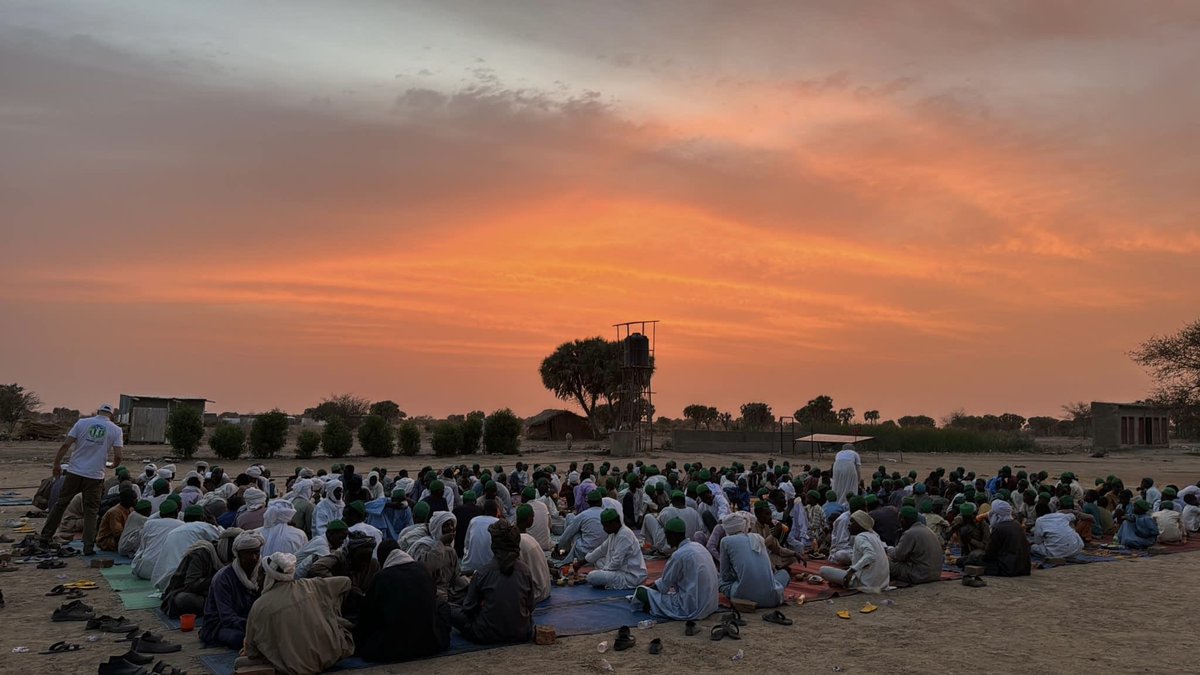Ramazan biterken... Çad'da bir iftar sofrası 📷 Melih Pilav