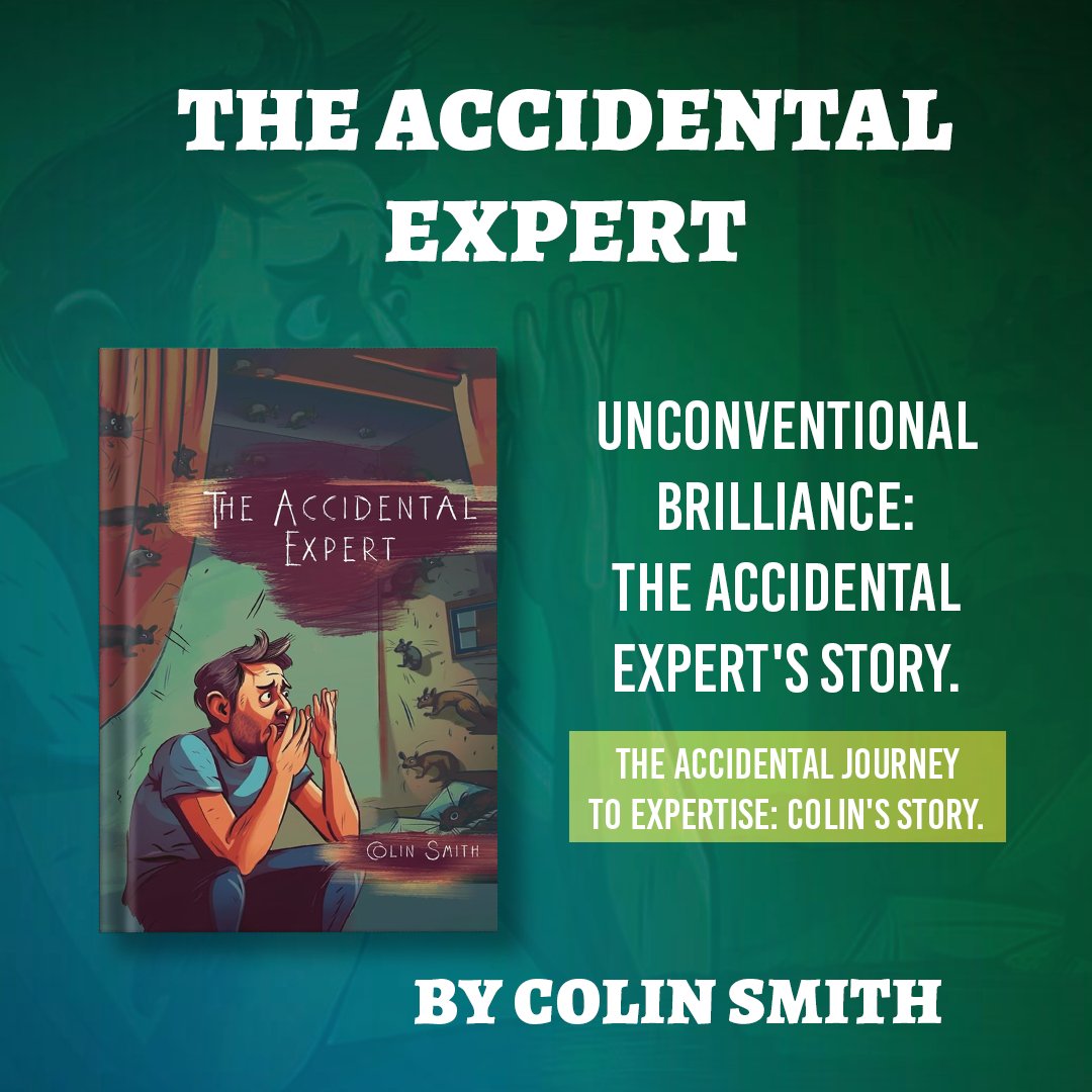 SHOUTmyBook's tweet photo. In 'The Accidental Expert', Colin Smith shares the unconventional story of how he stumbled into expertise and reshaped the narrative of his own life. #UnexpectedGenius
Available on - https://t.co/6MyFrlvYaC https://t.co/xAWYQiNrKa