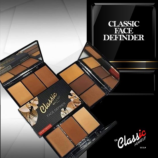 Mastering the art of sculpting ✨✨✨ with #ClassicMakeUpUSA FACE DEFINER Highlight/Contour/Bronzer One palette, endless possibilities for a flawlessly defined face 💄 🛍️🛍️🛍️ Shop with promo code VIV1015, get 5% off on all your orders 👌