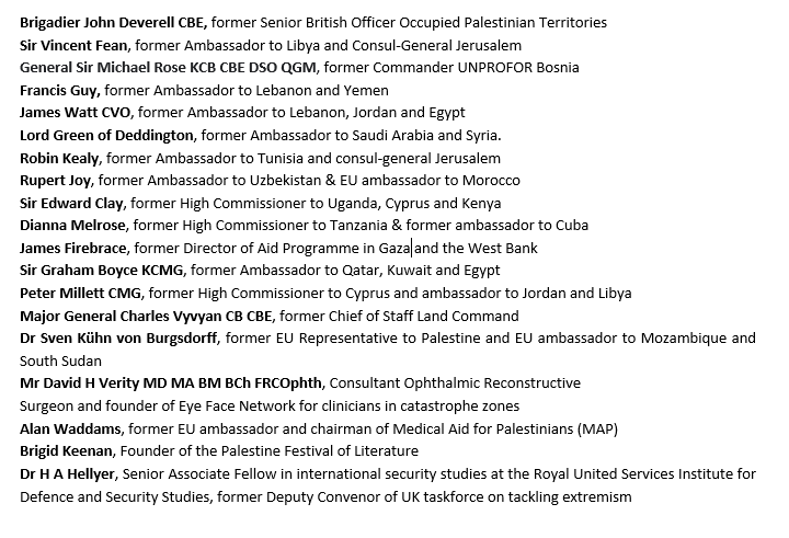 Last week, several senior military and foreign policy experts, including former Ambassadors, wrote to the Prime Minister calling for an immediate suspension of arms sales to Israel. /5 twitter.com/oxfamgbpolicy/…