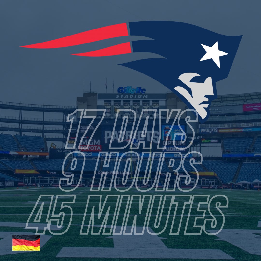 B3astm0deTV's tweet photo. 🏈🏈COUNTDOWN @Patriots🏈🏈

Only…

• 17 Days
• 9 Hours
• 45 Minutes

…Until the #NFLDraft

#NFLDraft @patsdeutsch @Patriots #NFLTwitter #NFL #rtlnfl #PatriotsFootball #EMDZN #PatsNation🇩🇪 #ForeverNE #rtlFOOTBALL #PatriotsDraft2024 #NewEra #PatriotsTillIDie
#OncePatriotsAlwaysPatriots
