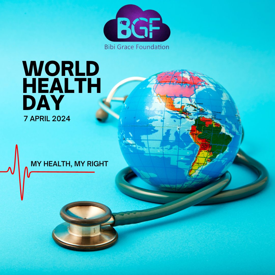 Celebrating International Day for Health! At Bibi Grace Foundation, we empower women and girls in Nigeria, championing their health and rights. Join us in promoting quality healthcare and a brighter future! #WorldHealthDay #BibiGraceFoundation