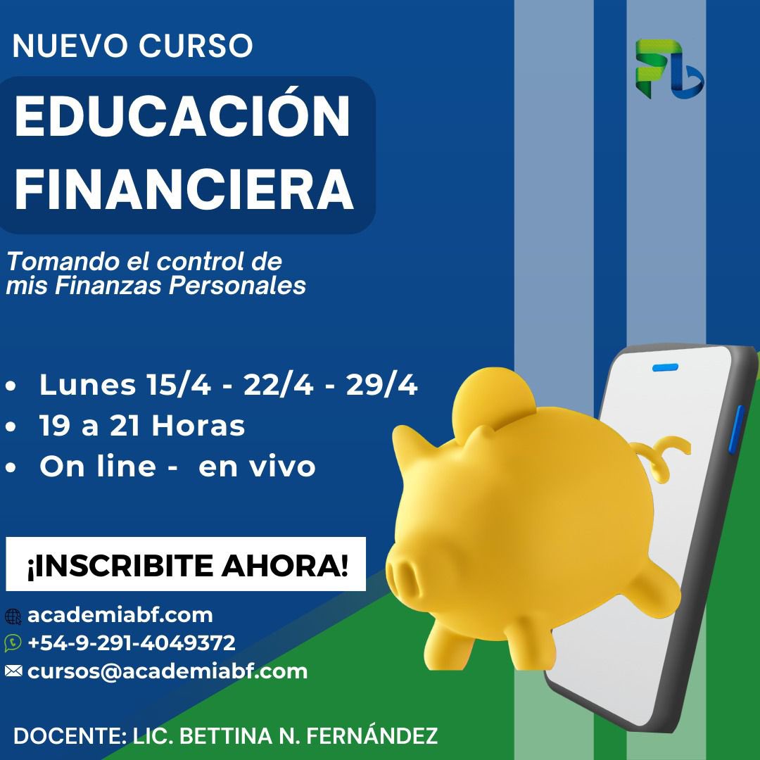 betfernandez's tweet photo. 🤨Tenes el control de tus finanzas personales o ellas te controlan a vos???

⛓️‍💥Rompe con esa situación!

🆕Incorpora nuevas herramientas!

👉 Info e inscripción: https://t.co/gzW9NRszO9 https://t.co/QtwlxBVcmK