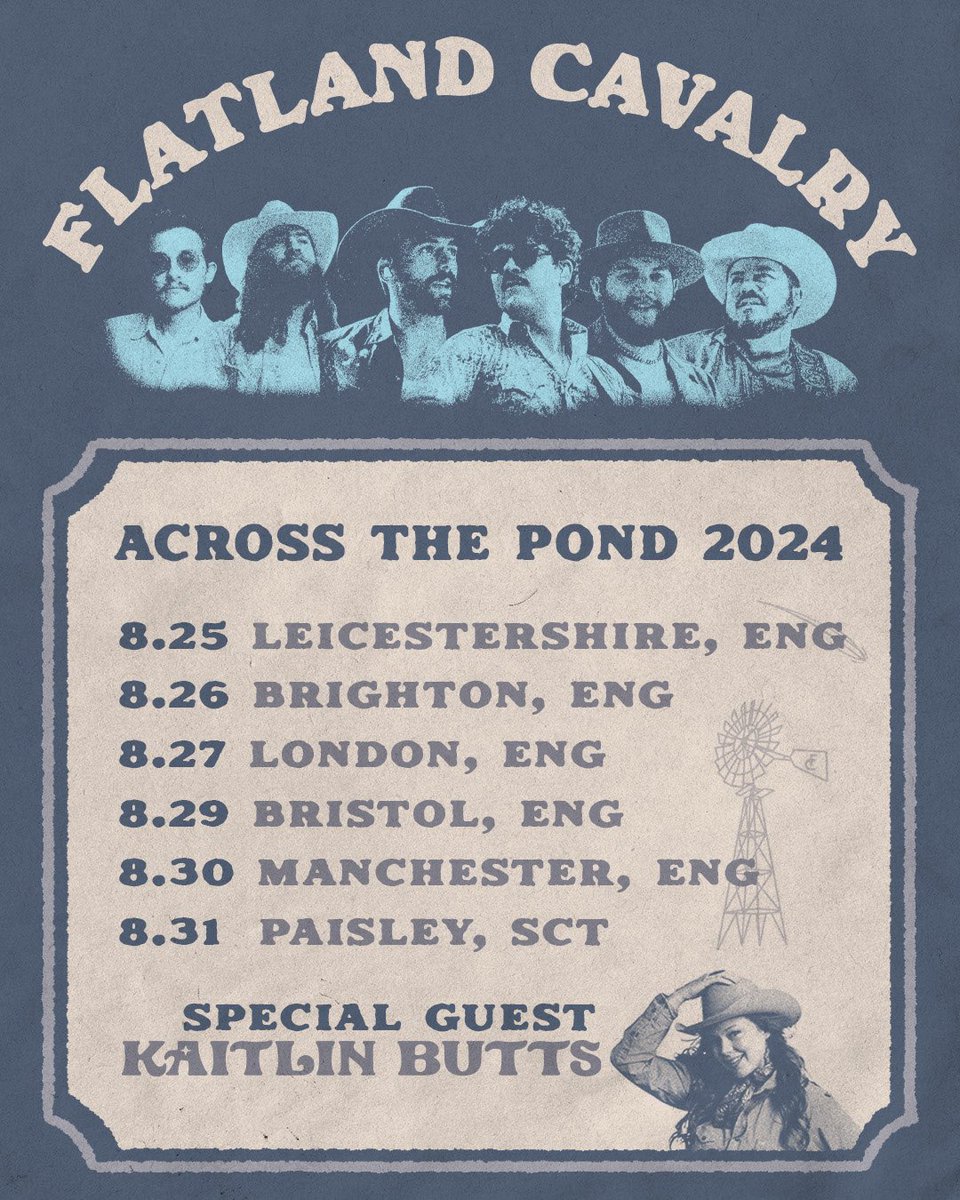 🇬🇧 HUMBLE FOLKS 🇬🇧 We are beyond delighted to announce that we will be making our Headlining Debut Across The Pond in August with our gal @kaitlinbutts! TAG your friends & let us know where we will be seeing y’all! 🤠 8.25 LEICESTERSHIRE, ENG - @TheLongRoadFest 8.26 BRIGHTON,