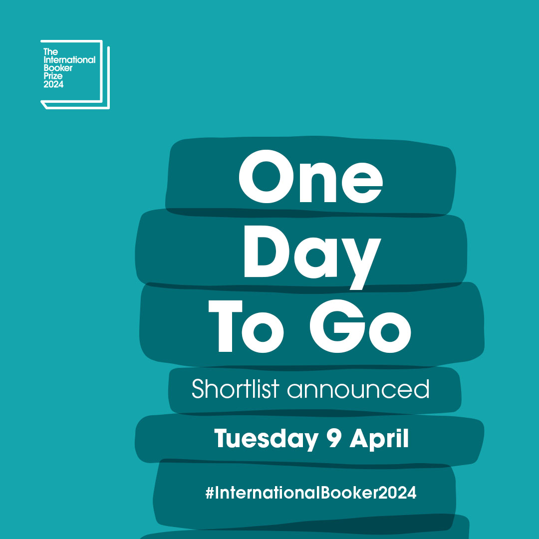 Just under 24 hours until we reveal the six books on the #InternationalBooker2024 shortlist. ✨ Join us at 2pm BST on 9 April to be the first to discover the list.
