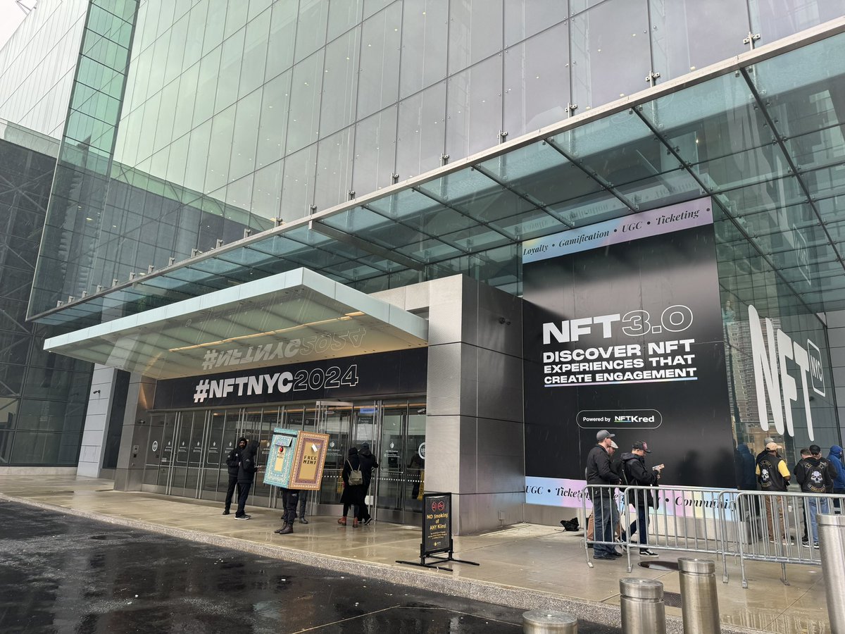 5th year in a row attending @NFT_NYC. Excited about the evolution of NFTs including the rise of Bitcoin NFTs, NFTs in music, AI & NFTs.