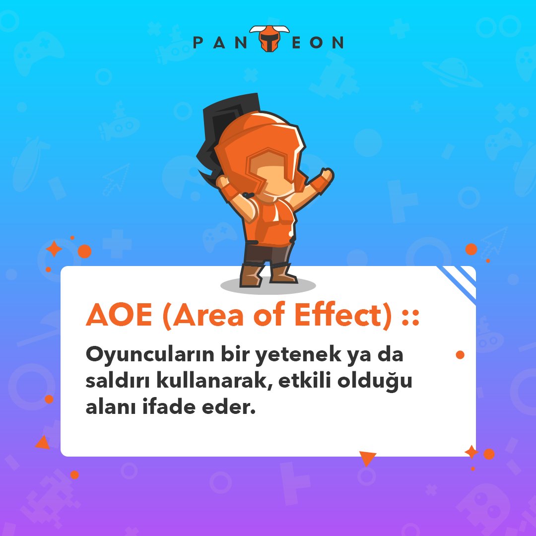 AOE (Area of Effect) ::

Oyuncuların bir yetenek ya da saldırı kullanarak, etkili olduğu alanı ifade eder.

#WeArePanteon #PanteonGames #OyunGeliştirme #OyunDünyası #Gaming #GameDev #GameDevelopment