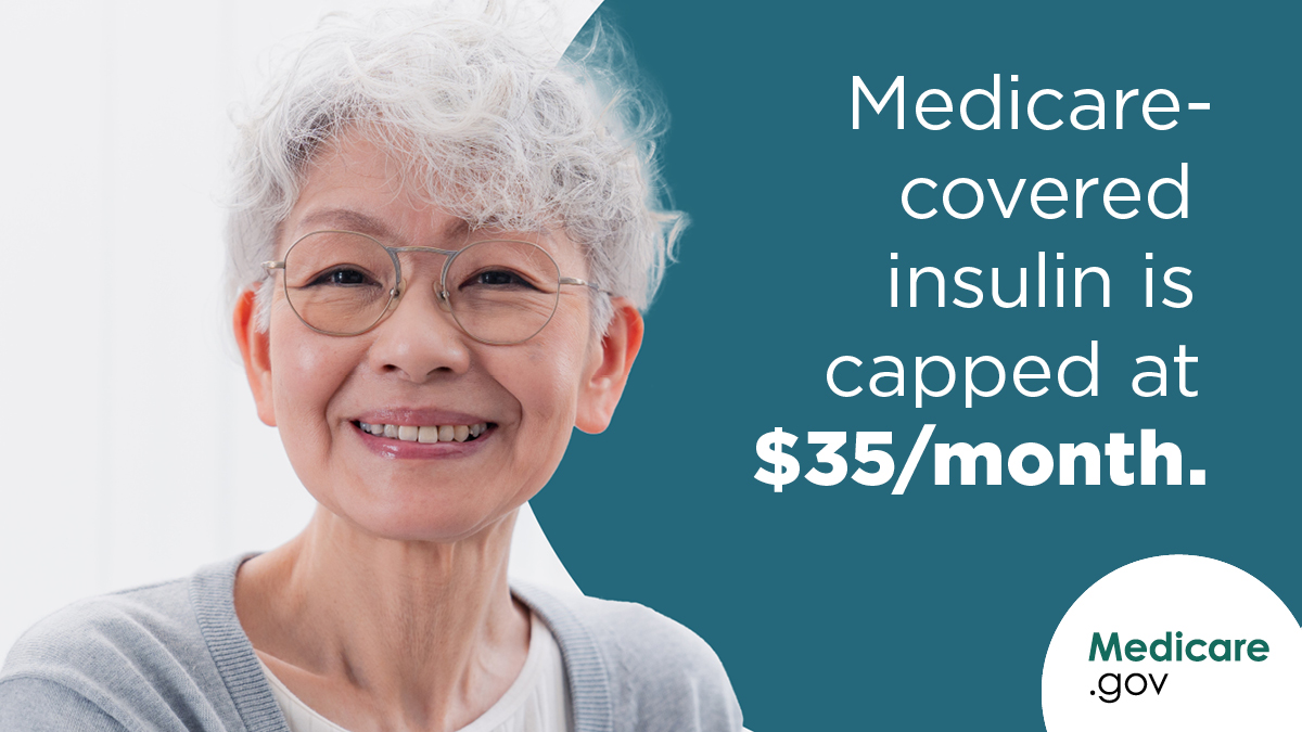 Good news! All Medicare-covered insulin is capped at $35 for a month’s supply. Learn more about this benefit: Medicare.gov/coverage/insul…