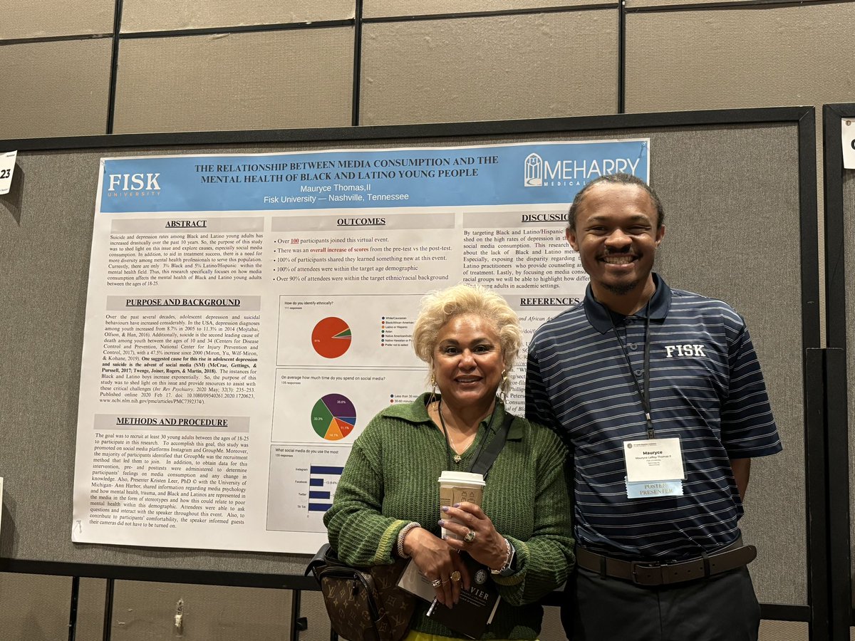 Congratulations to our team member @veronicaWburns for representing @MeharryMedical at #XUDCon. She’s pictured here with STEM Students who conducted Research in Health Disparities 
#1jgcollabs