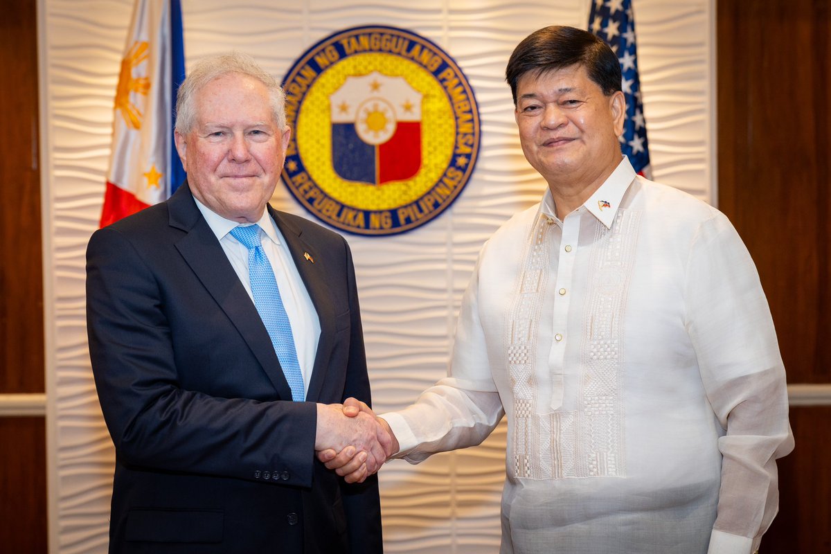 We visited Manila to meet Undersec. of National Defense Irineo Espino and Chief of Staff of AFP Gen. Romeo Brawner. Our thanks to them and Ambassador Carlson for their hospitality.