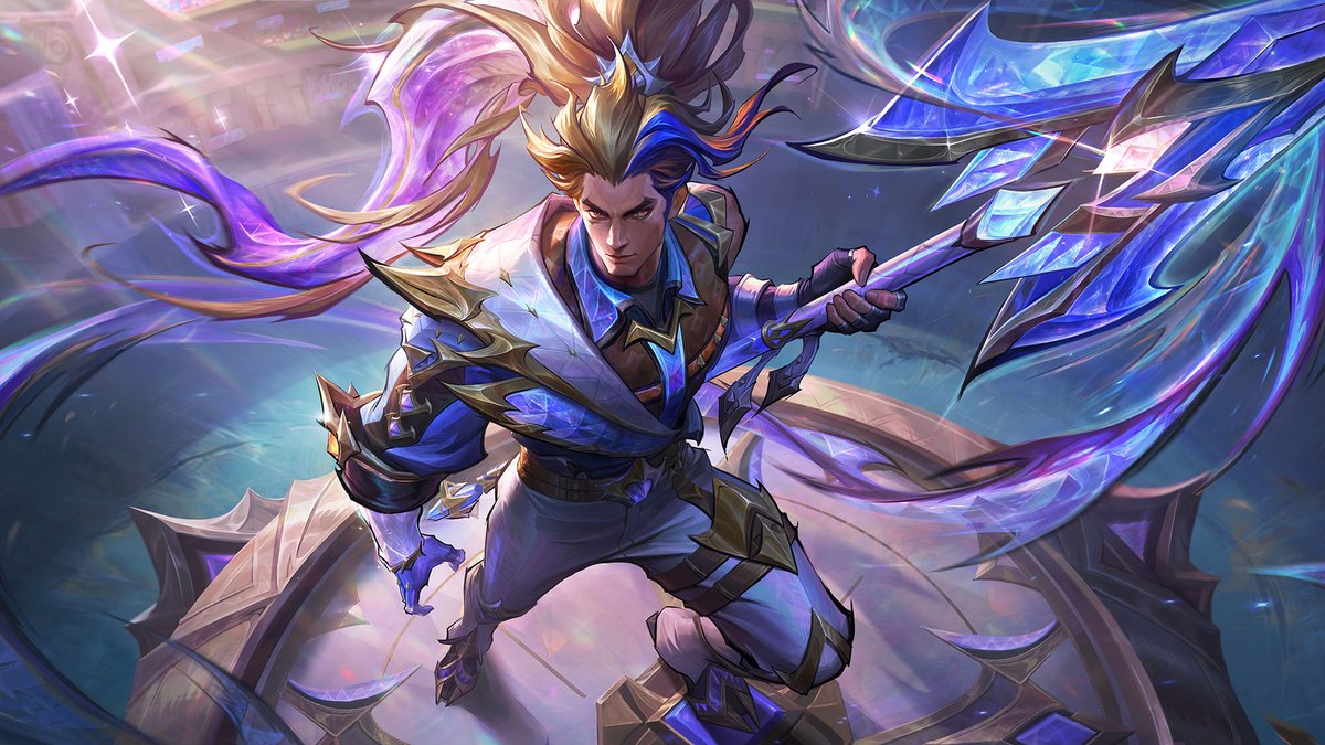 ¡La lanza de tres puntas de Xin Zhao luchador de almas de prestigio no es lo único que llegará a la Grieta el 11 de abril! También paseará su elegancia por el campo de batalla ⚡