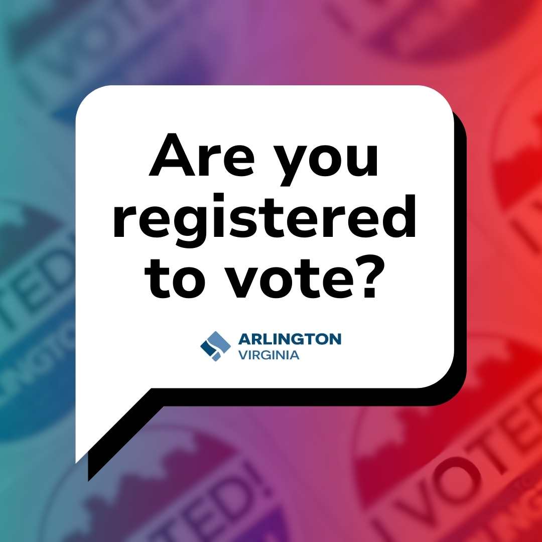New to Arlington? Make sure you register or update your existing voter registration! Register online using your Virginia DMV issued ID here: vote.elections.virginia.gov/VoterInformati… #ArlingtonVotes