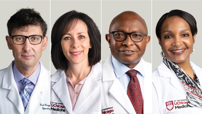 In case you missed it, 3 of our cancer experts---including our director Dr. Kunle Odunsi-- were inducted to the prestigious Association of American Physicians over the weekend Congrats to @KunleOdunsiMD @ErnstLengyel @stacylindau @DrMonicaPeek @stacy uchicagomedicine.org/forefront/news…