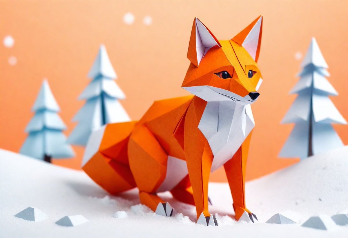 azed_ai's tweet photo. Prompt Share @freepik 

Prompt: 
[subject], [background], origami,  paper craft, highly detailed, vibrant colors.

Try it and share your art ✨ https://t.co/Q6qQRsOFdr