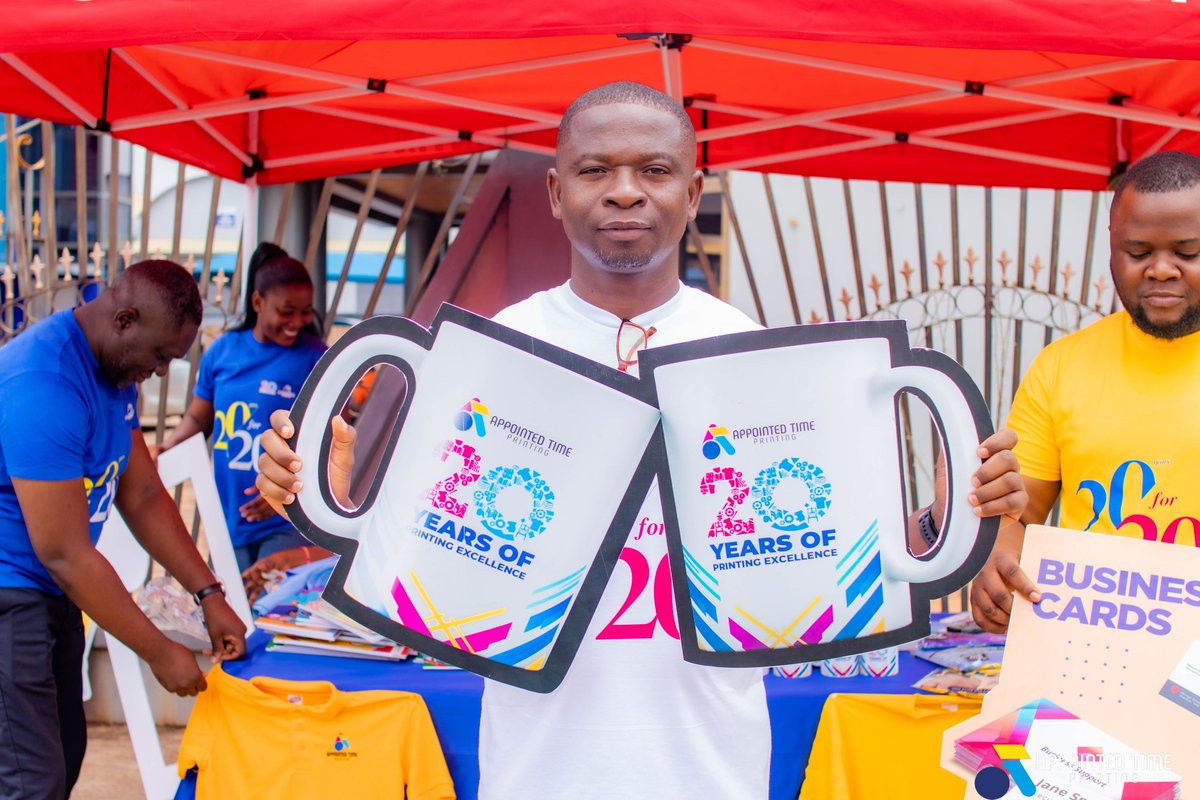 AppointedTimeGh's tweet image. Printing Success for 20 Years and Counting: Get 20% Off on Your Orders Today! 📊🖨️ 🎉✨

REACH OUT TO US NOW!!!
Phone: +223 50 378 6776 / +233 50 357 6131
WhatsApp: wa.me/233503576131
.
.
.
#appointedtimeprinting #print #callcard #20for20promo