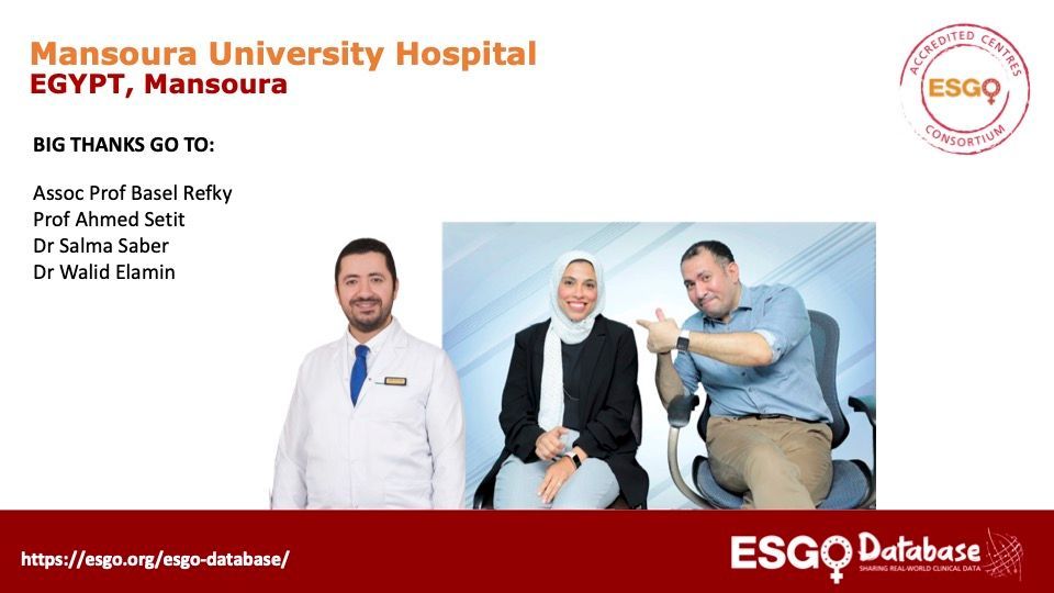 ESGO Database Accredited Centres from #denmark and #egypt and #finland

#ESGODatabase #gynonc #gynecologicaloncology #researchdata #clinicaldata #clinicaldatabase #gynaecancer #cancerresearch #cancercareteam #oncologyresearch #ESGODatabase #gynonc #gynecologicaloncology