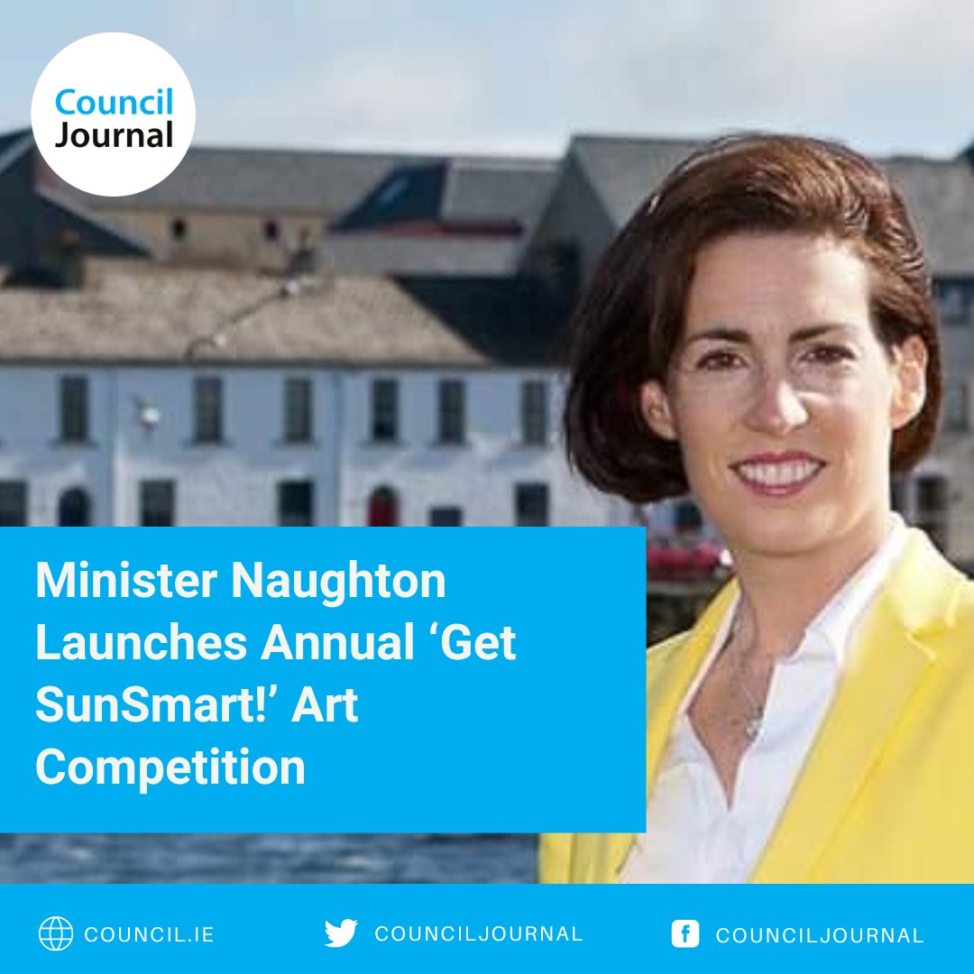 Minister Naughton Launches Annual ‘Get SunSmart!’ Art Competition Read more: council.ie/minister-naugh… #Art #Cancer #health #skinprotection