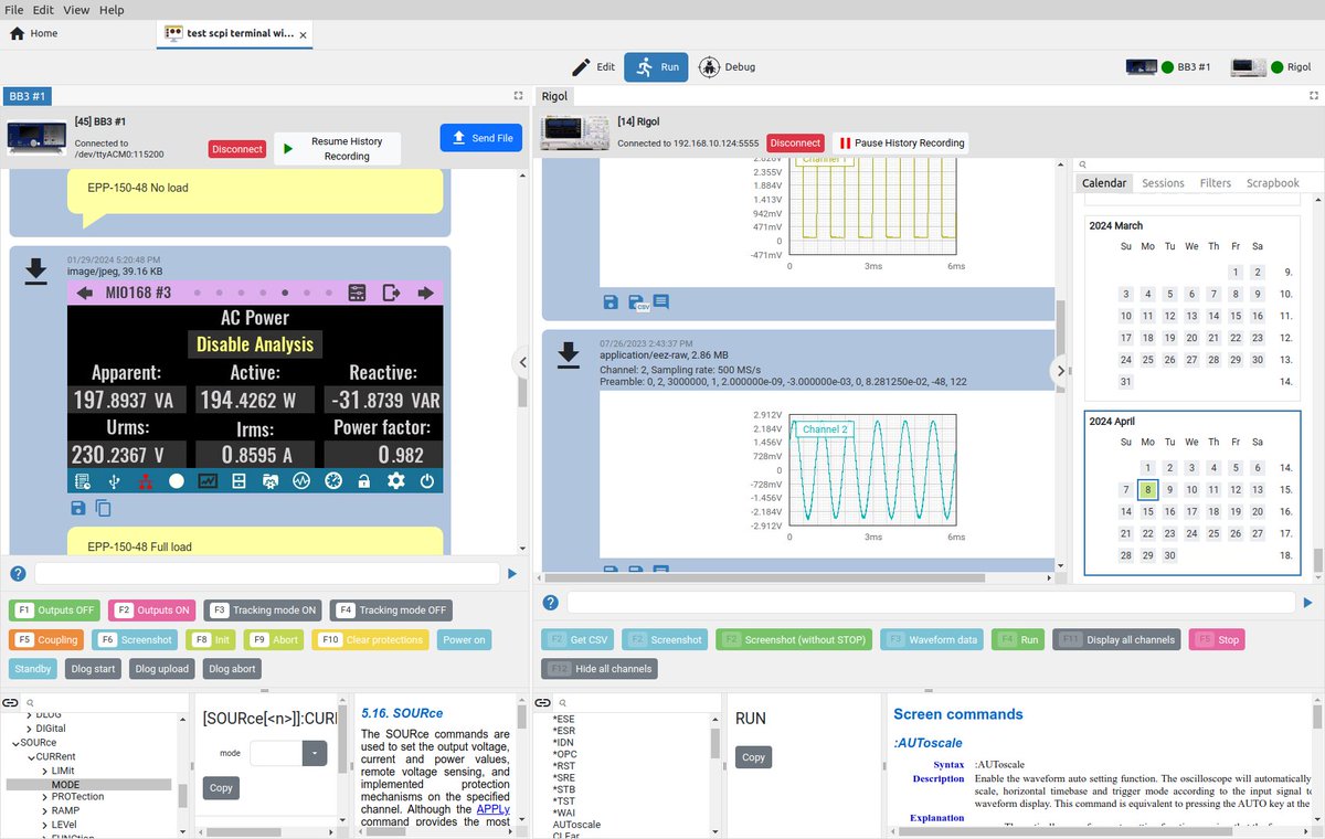 📢 The latest #OpenSource #LowCode EEZ Studio release is now available (v0.12.0). The instruments section has been redesigned and it is now possible to create dashboard projects for simultaneous work with more than one instrument.

envox.eu/2024/04/08/eez…

#OpenScience #Embedded