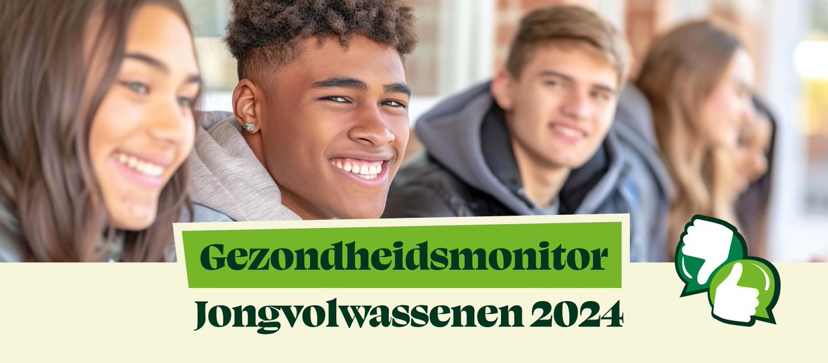 GGD GHOR Nederland (@ggdghornl) on Twitter photo GGD’en & <a href="/rivm/">RIVM</a>  doen onderzoek naar de gezondheid, welzijn & leefstijl van 16 t/m 25 jarigen in NL: de Gezondheidsmonitor Jongvolwassenen 2024. Lees het hele bericht👉ggdghor.nl/actueel-berich… 
Jongvolwassenen kunnen de online vragenlijst invullen via jongerenmonitor.nl GGD’en & <a href="/rivm/">RIVM</a>  doen onderzoek naar de gezondheid, welzijn & leefstijl van 16 t/m 25 jarigen in NL: de Gezondheidsmonitor Jongvolwassenen 2024. Lees het hele bericht👉ggdghor.nl/actueel-berich… 
Jongvolwassenen kunnen de online vragenlijst invullen via jongerenmonitor.nl