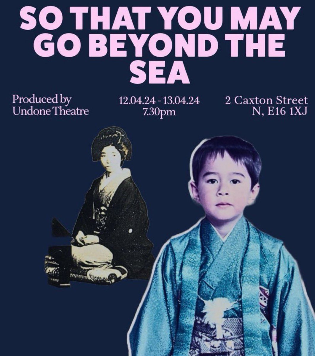 THIS FRIDAY AND SATURDAY!!! Our own @JoeyAJepps has this work-in-progress with @undonetheatre SO THAT YOU MAY GO BEYOND THE SEA @ApplecartArts applecartarts.com/in_the_theatre… #Newham