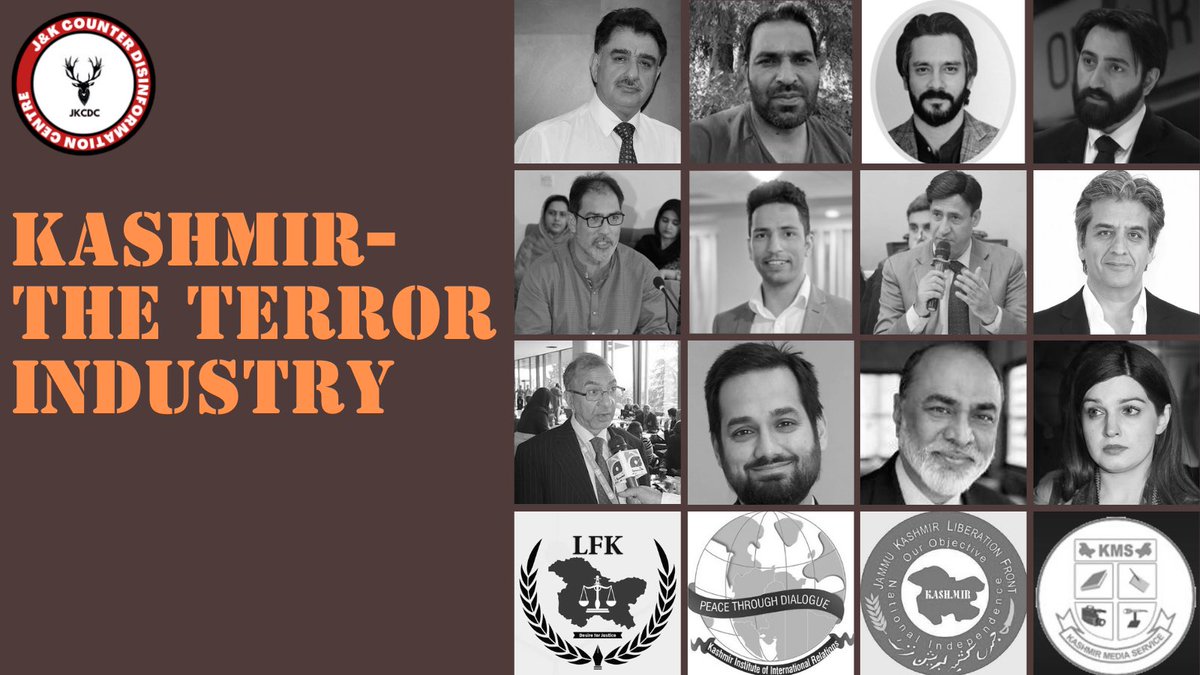 Kashmir- The Terror Industry (Part 1)   After failing at the international level on Kashmir, Pakistan and its Spy agency has started a PsyWar against India by sponsoring “New Age Activists” who operate outside Kashmir especially from UK, US, Turkey and Pakistan. A Thread 🧵