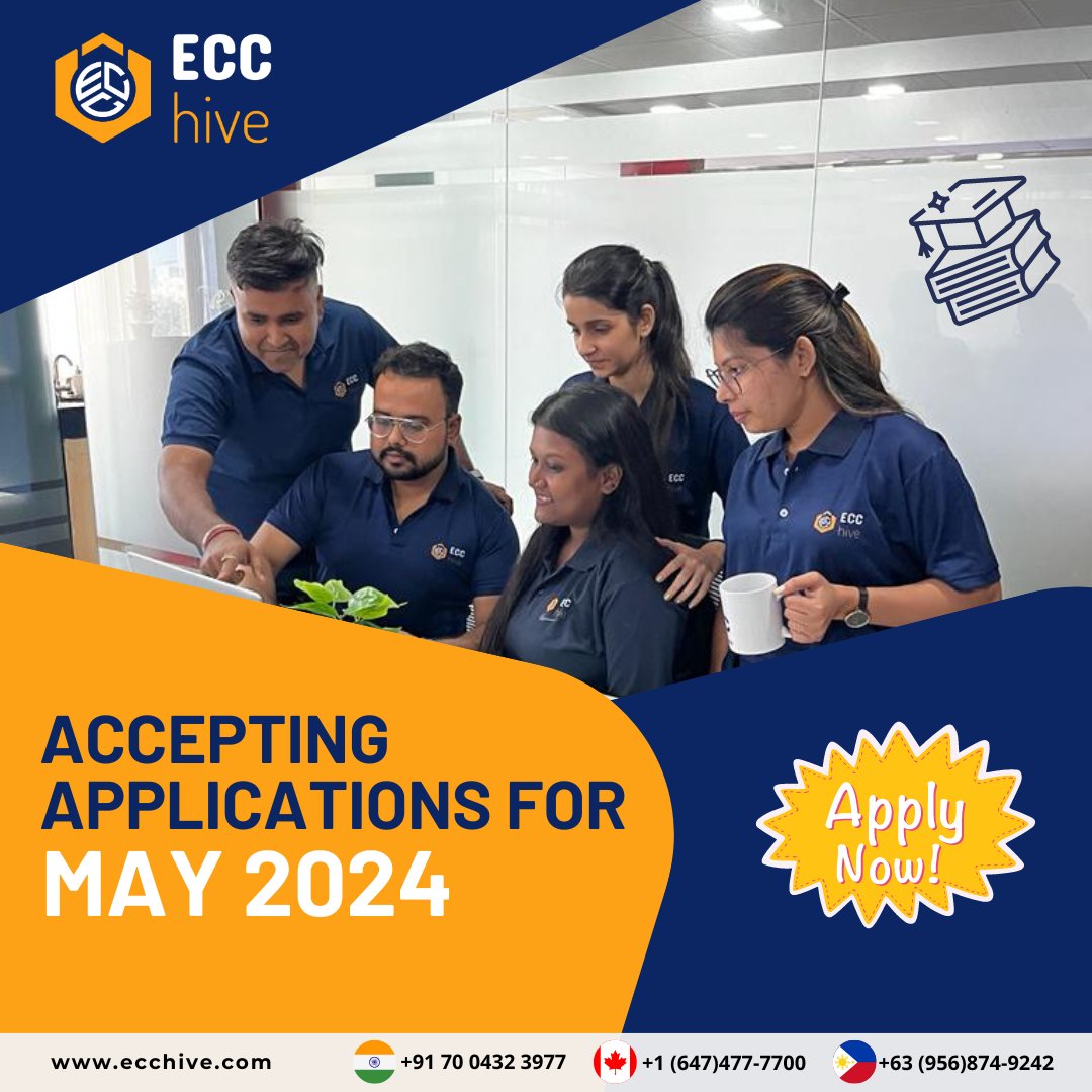 May 2024 awaits! 🌟 We're still accepting applications for the May 2024 intake.
Connect with us today and let the journey begin!

#ecchive #canada #internationalstudents #studyincanada #educationconsultancy #canadaimmigration #educationconsultant #highereducation #mayintake #2024