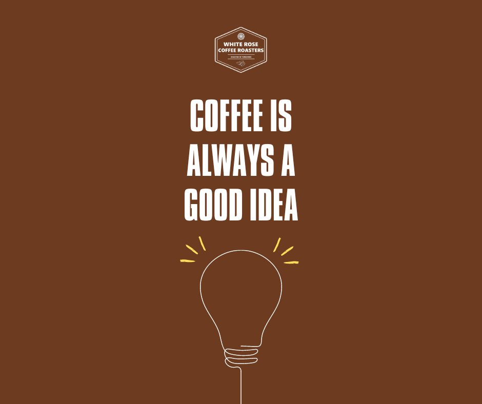 💡☕️ The best kind!

📲 Discover your next favourite coffee: whiterosecoffeeroasters.co.uk

#coffee #coffeetime #coffeeholic #coffeelovers #coffeeaddict #coffeelover #coffeeroast #coffeeroasting #coffeeroasters #halifax #quote #quotes #quotesdaily #quoteoftheday