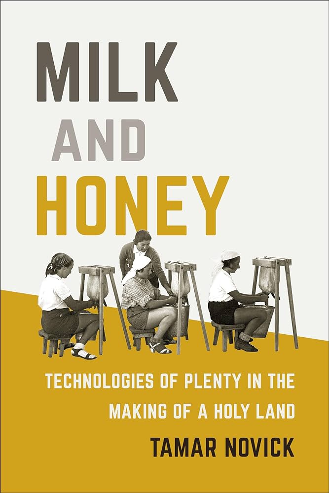 And our last prize goes to the best book published in environmental history this year. The George Perkins Marsh Prize goes to Tamar Novick for Milk and Honey: Technologies of Plenty in the Making of a Holy Land (The MIT Press)