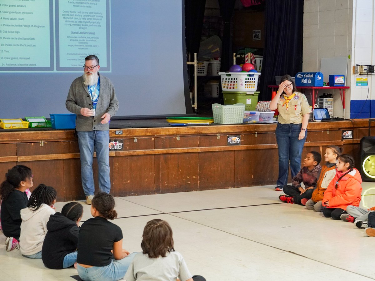 #WestZD6 teacher Betsy Pondelik was surprised on Friday and received a Youth Leadership award for her work starting a Discover Scouts program for our students. Congratulations Betsy! #WestisBest #ZionD6 <a href="/JedwardsJoseph/">Joseph Edwards</a> 

Learn more @ neic.org/youthleadership