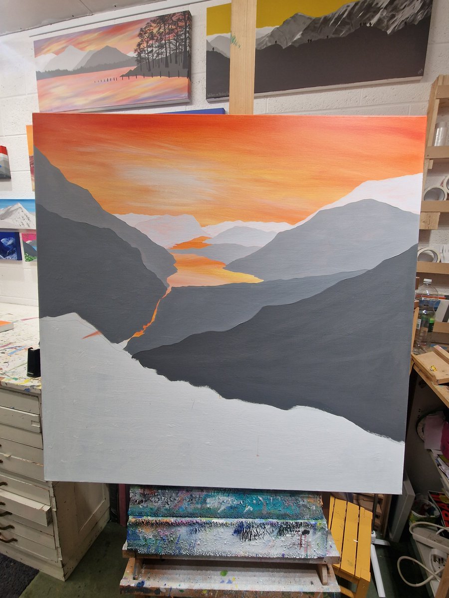 Starting the week with some sunsets 🌅
sammartinart.com
#lakedistrict #art #paintings #buttermere #honister #cumbria #workinprogress