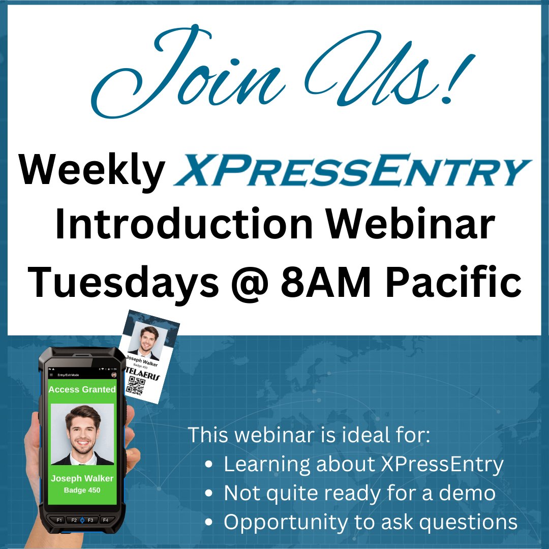The most #accesscontrol integrations, broadest support for badge technologies, & the industry's 1st Android 13. Join us at the XPressEntry Introduction Webinar tomorrow (Tuesday) at 8AM Pacific. Click to register: zoom.us/meeting/regist…
#identityverification #physicalsecurity