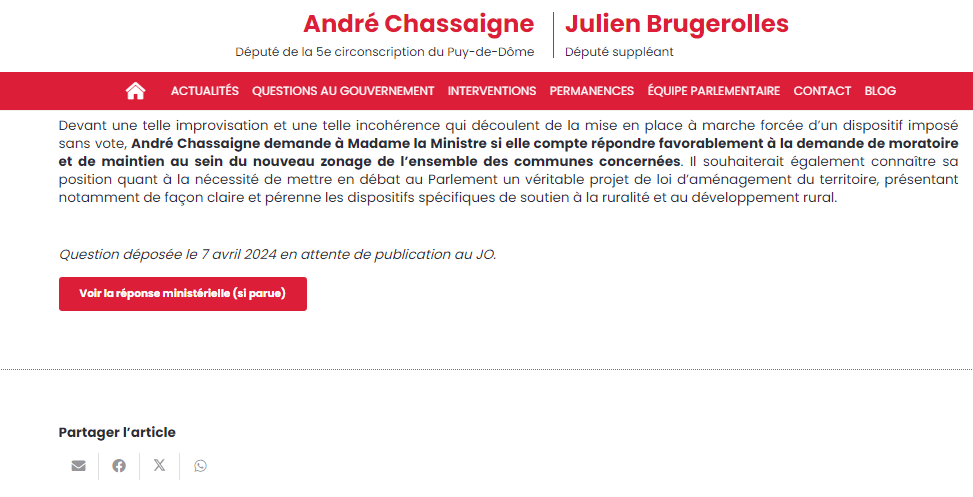 JuBrugerolles's tweet photo. La cartographie négative suite... Ou comment le Gouvernement s'acharne sur les communes rurales, et entend s'arranger sur celles qui resteraient classées en zones de revitalisation rurale 👇https://t.co/Vnat6cxwMD
#ZRR #FFR #PLF2024
@Maires_Ruraux @l_amf @CoopEluesCRC https://t.co/4OPskjxl3D