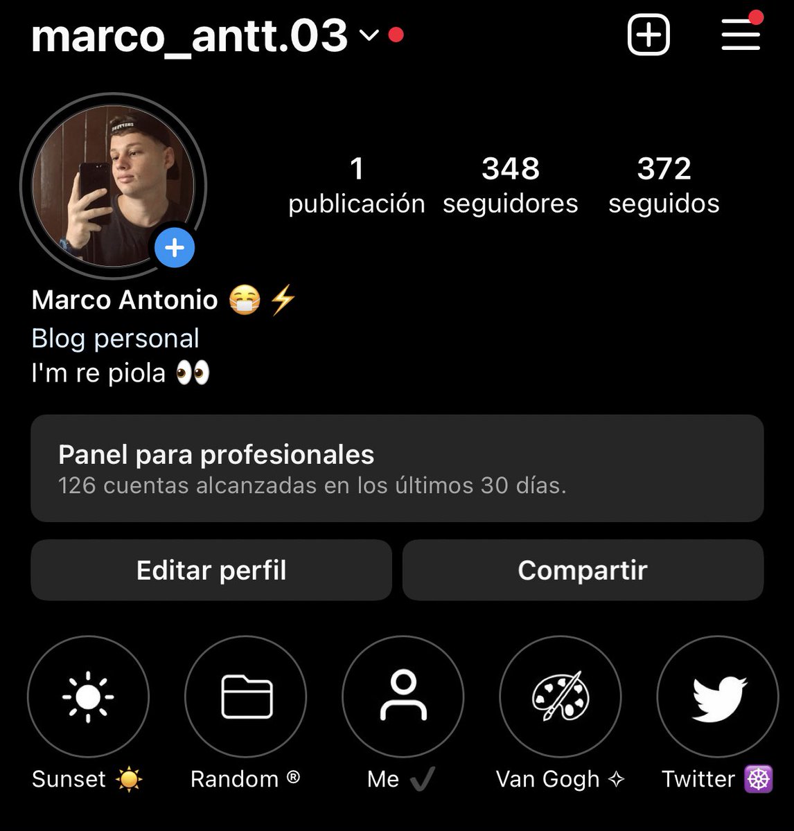 Acá mi IG 😐🤌🏻