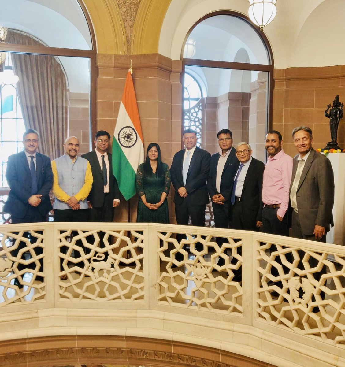 Members of Friends of India Society International, UK @FISI_UK met HC @VDoraiswami at @HCI_London today and discussed issues of interest to Indian community in the UK. HC reiterated Mission’s commitment to support the community in every way possible. @MEAIndia @sujitjoyghosh