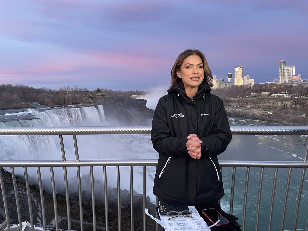 Eclipse Day. #Eclipse #NiagaraFalls #sunrise #2024eclipse 🌖