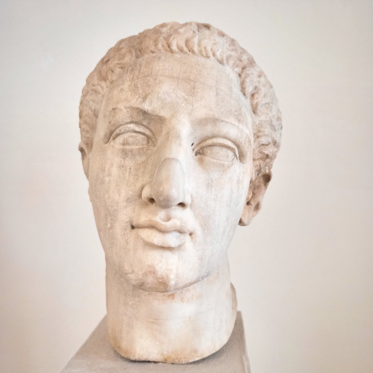 Portrait of a youth, eastern Greek workshop, 80-50 BC, Jacopo Contarini collection, on display in room 6 #museum #Venice #Archaeology #portrait #collection