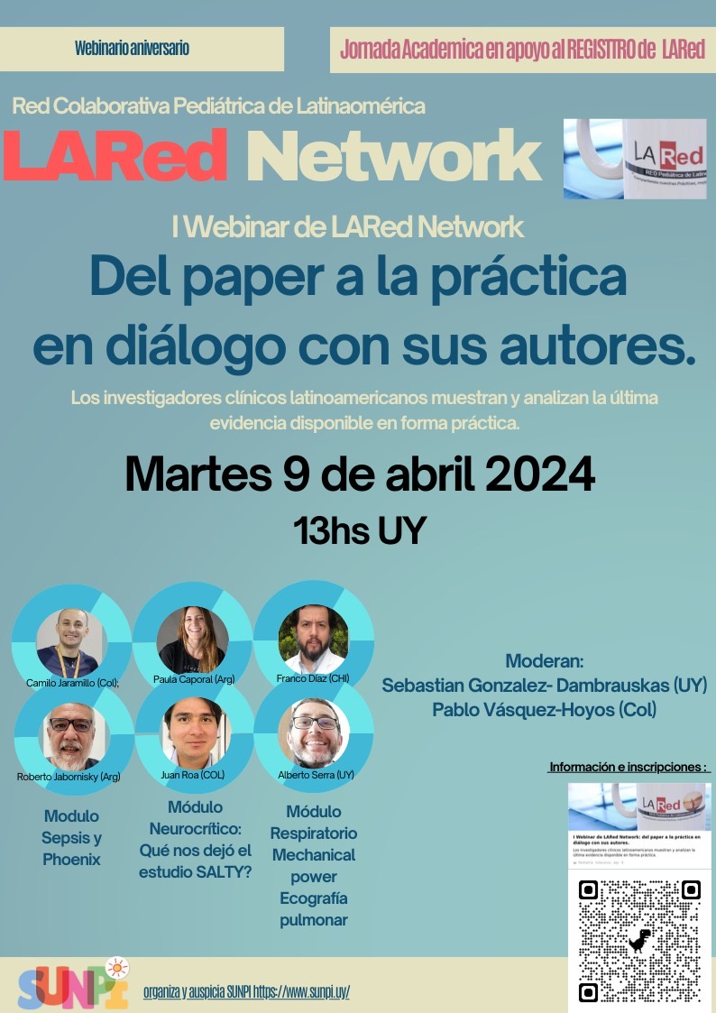 Los esperamos mañana para discutir juntos las últimas publicaciones de LARed y sus implicancias prácticas. 🙌 No te lo pierdas! 👇 lnkd.in/e4yWb6DV @LA_Rednetwork