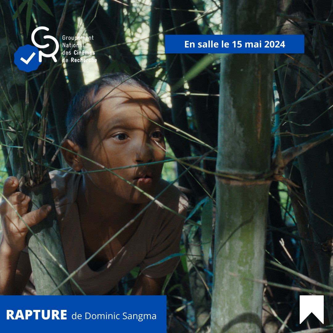 ✔️SOUTENU PAR LE GNCR          
RAPTURE de Dominic Sangma
🎥Sort en salle le 15 mai 2024   
Distribué par <a href="/CapricciFrance/">Capricci</a>