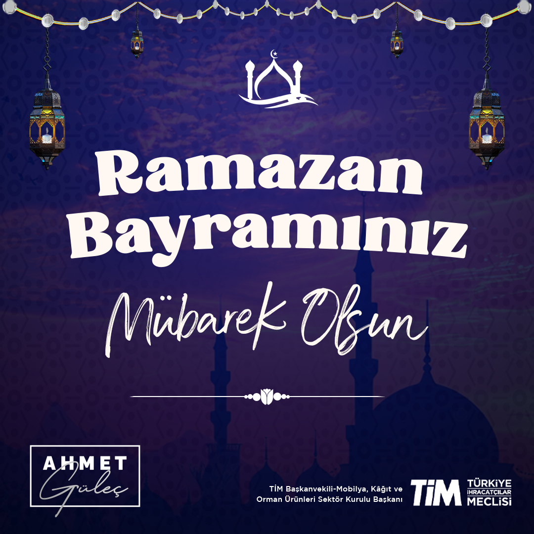 Sevdiklerinizle birlikte mutlu, sağlıklı ve huzurlu bir bayram geçirmeniz dileğiyle... Ramazan Bayramımız Mübarek Olsun! #RamazanBayramı #İyiBayramlar