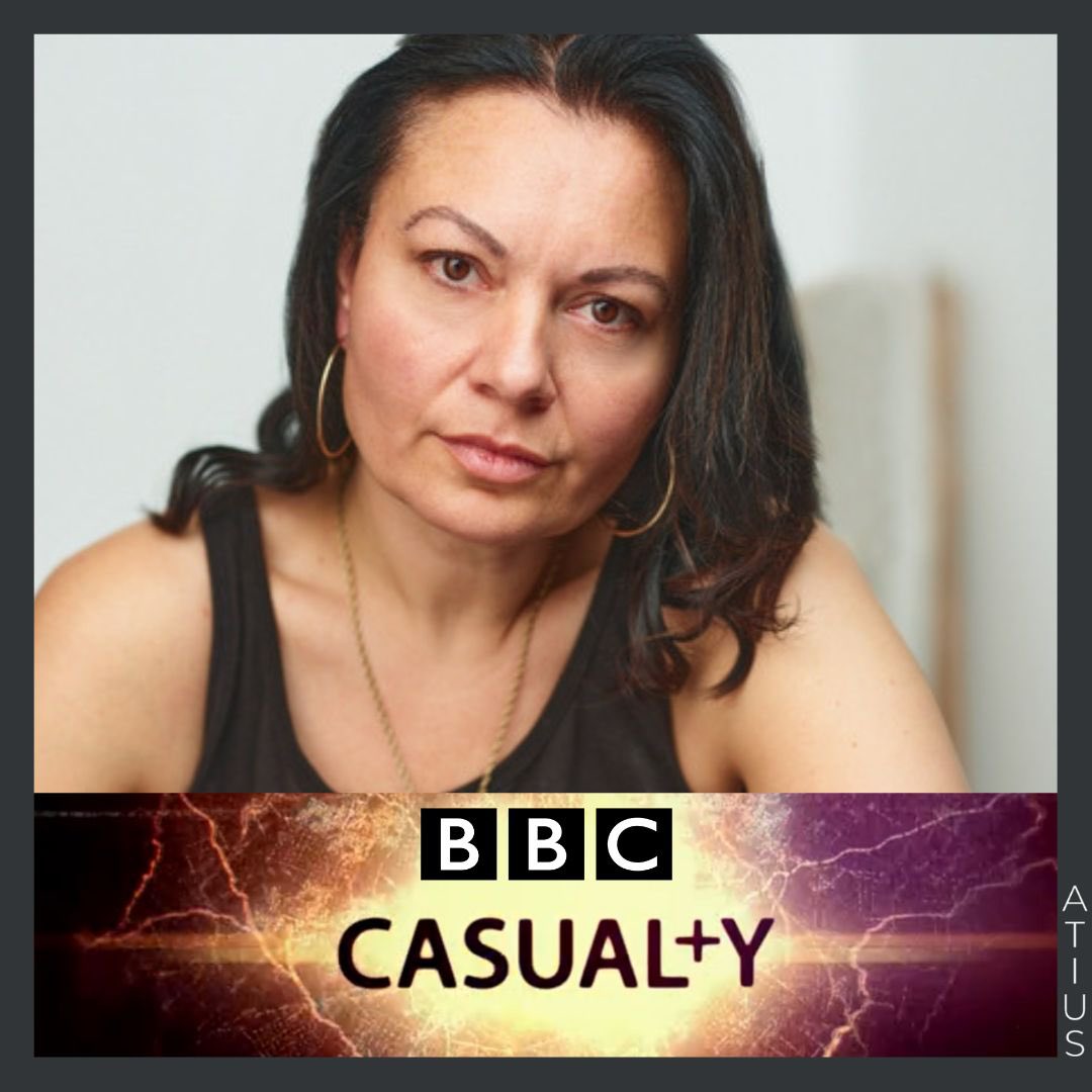 Our brilliant Jasna Anderson has been busy filming a guest lead role on CASUALTY and will make her debut on our screens soon!