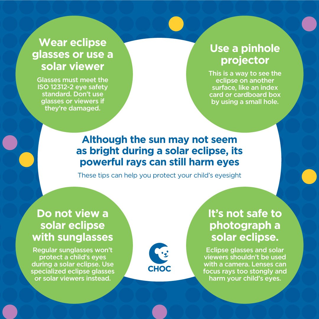If you plan to view the solar eclipse today, make sure you take the necessary precautions to protect your children's eyesight. Follow these expert tips to ensure maximum protection for your entire family. kidshealth.org/CHOC/en/parent…