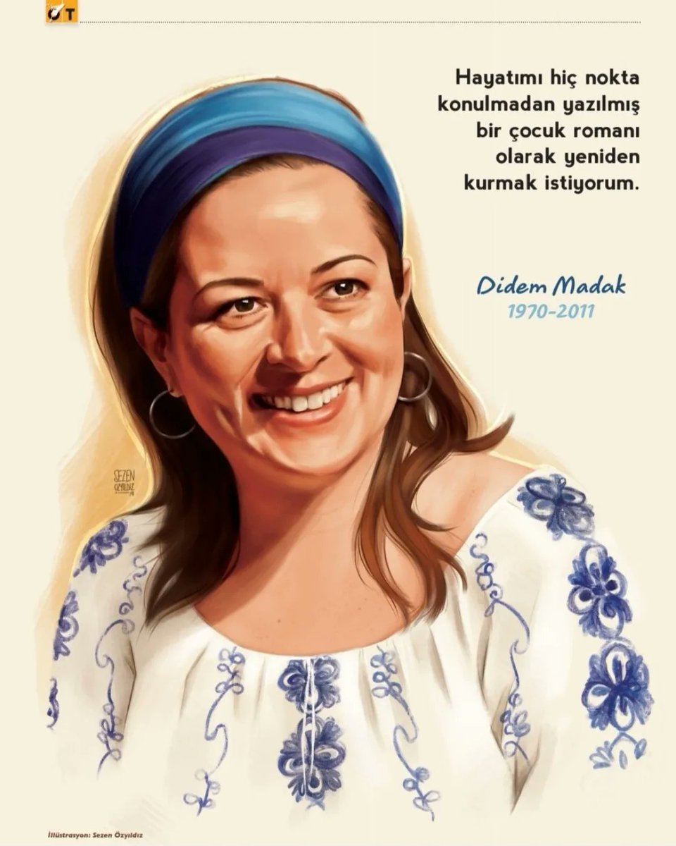 Ruhunuza çiçek aşısı yapayım da çiçekler açsın ruhunuz... 🌸🌸🌸 *** Hayatımı hiç nokta konulmadan yazılmış bir çocuk romanı olarak yeniden kurmak istiyorum. #DidemMadak 🧡 iyi ki doğdun... #OTdergi ✍️ @sezendraws