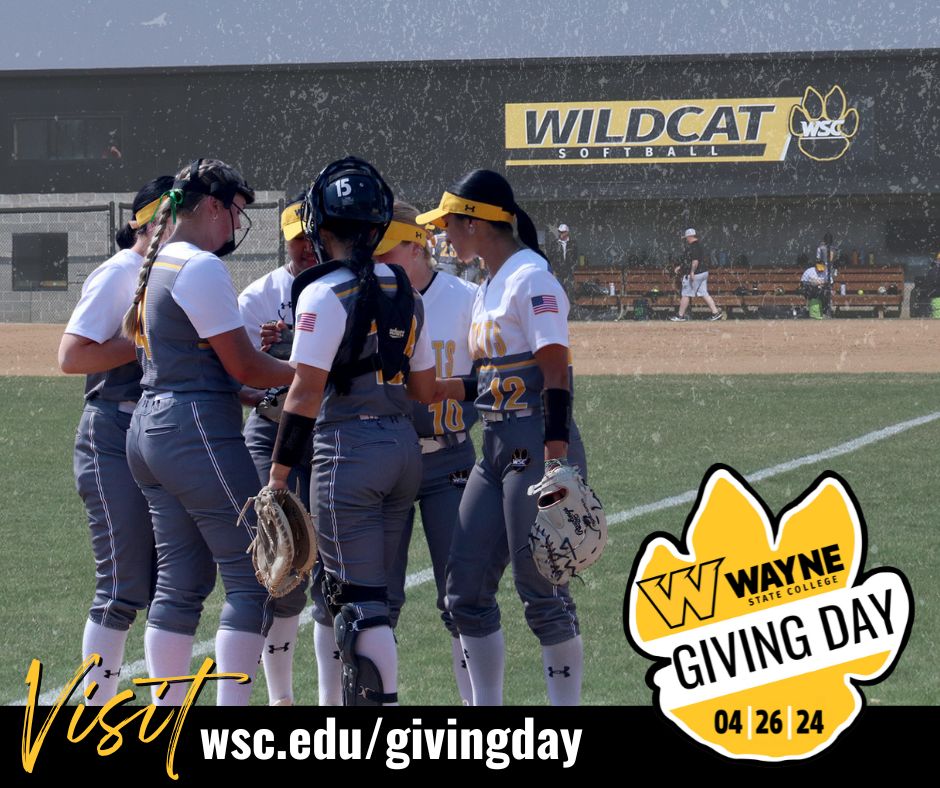 Wildcats, let's make some noise for Wayne State's Giving Day on April 26! Your support fuels our success and empowers the dreams of students. Together, we can achieve anything! wsc.edu/givingday