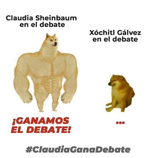 #ClaudiaGanaDebate 🤓