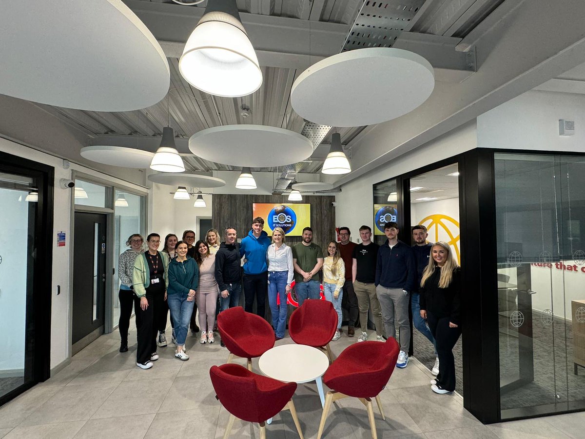 It was great to see Charlie Smyth at our Banbridge HQ today!

Charlie has previously completed several placements with our teams in Banbridge. Last week, the news broke that Charlie has signed with the New Orleans Saints, as a kicker!

We wish Charlie all the best!

#TeamEOS #NFL