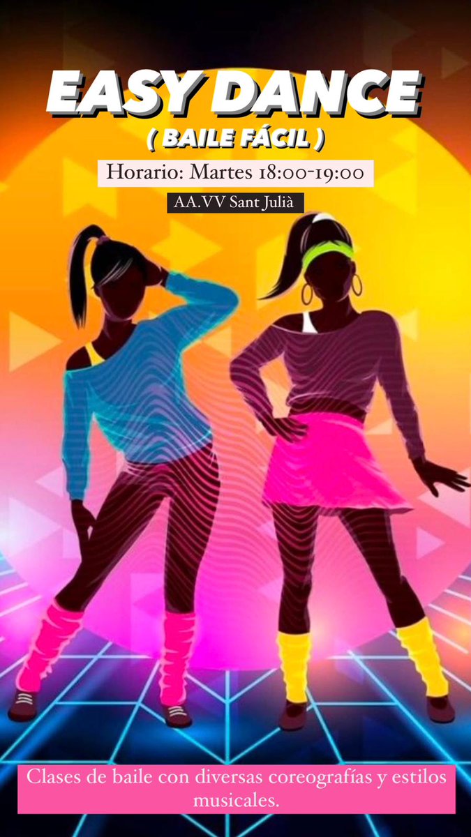 Podéis bailar I Acer deporte lo pasareis muibien