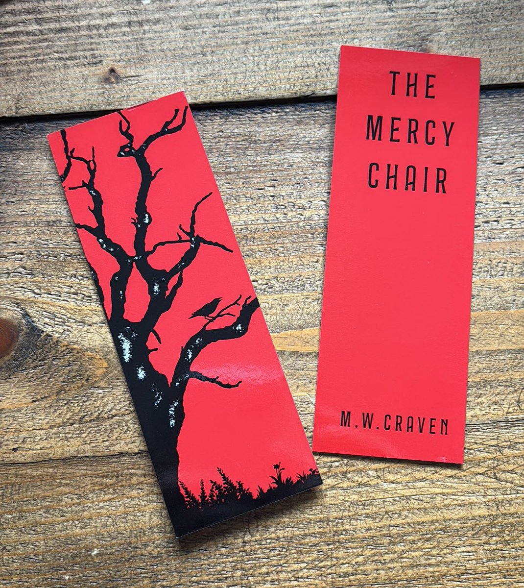 And just to sweeten the deal, and definitely not because I forgot to mention this earlier, every @GoldsboroBooks special edition of #themercychair comes with an exclusive bookmark 🔖