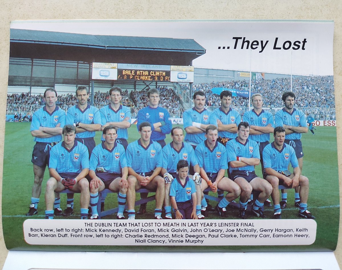 1991 football championship Dublin v Meath first round, first game!