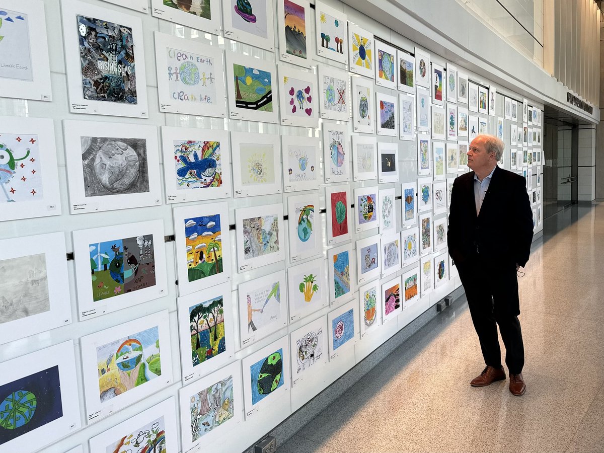 Inspired to see how <a href="/WorldBank/">World Bank</a> staff children expressed their visions of a livable planet through art. It is for children that we are working hard, every day, to achieve our mission of ending poverty on a livable planet!