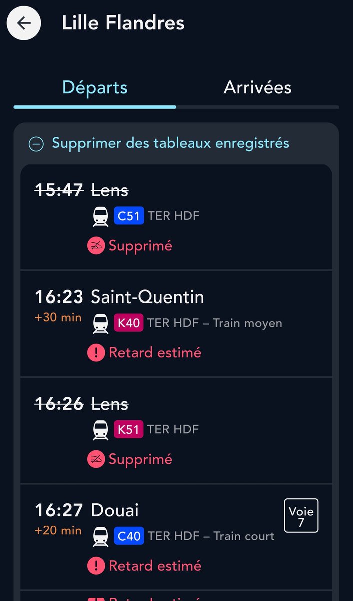 PhilippeVong's tweet photo. @TERHDF @hautsdefrance  il se passe quoi (encore)? 
Ça fait des jours que ca devient une mission pour trouver un train... https://t.co/ZpsDes7d7v
